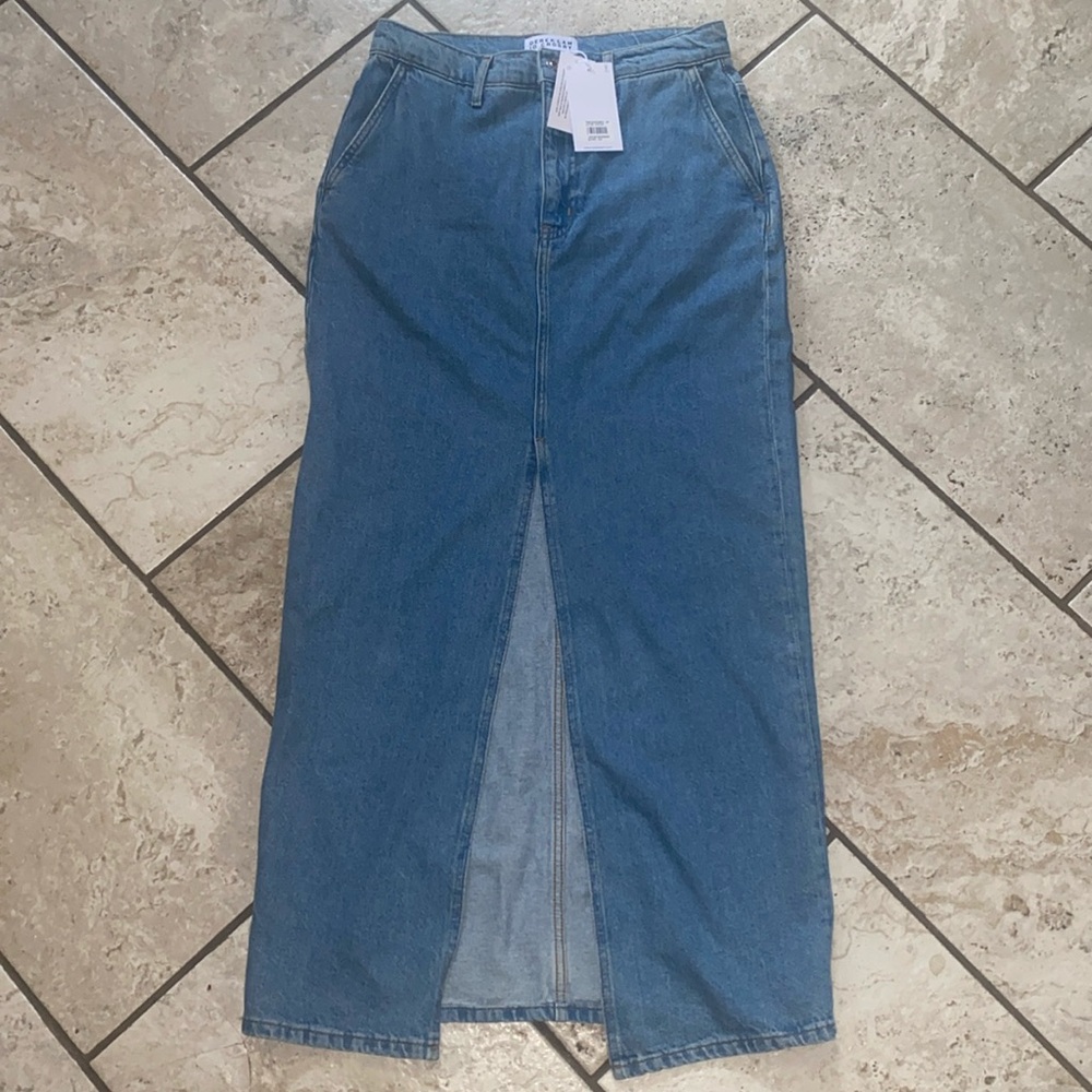 Derek Lam 10 Crosby Denim Maxi Skirt‎ NWT